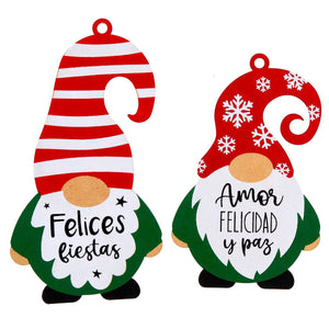 Art.5183 Gnomos Color B/2pz 18x10cm