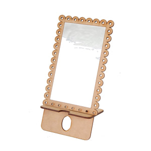 Art.5382 Base Celular Espejo Rectangular