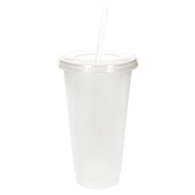 Fantasías Miguel Art.5425 Vaso Con Popote 24x10.5cm   (Aprox 700ml) 1pz
