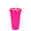 Fantasías Miguel Art.5425 Vaso Con Popote 24x10.5cm   (Aprox 700ml) 1pz Rosa Neon