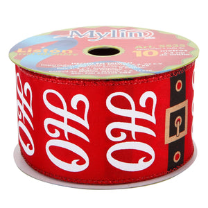 Art.5535 Listón Navidad Ho Ho