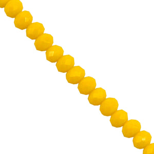Art.5572 Rondel Facetado Color Opaco