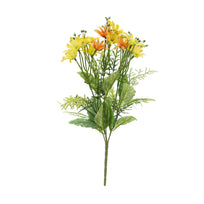 Art.5820 Follaje Plástico Fino Con Flor x5