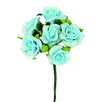 Fantasías Miguel Art.5954 Ramito Flor Fomi Centro/Organza X6 Flores 10cm 1pz
