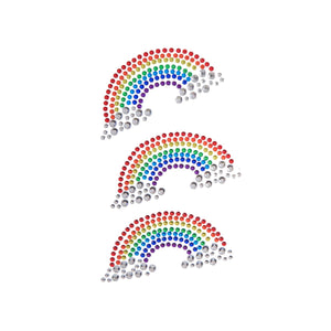 Art.6051 Piedra Arco Iris x3 Con Adeshivo