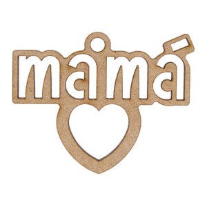 Art.6104 Llavero Mama Corazon 4x5cm