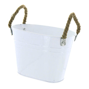 Art.6118 Base De Metal Oval Con Mecate