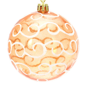 Art.6197 Esferas Transparente Pintada