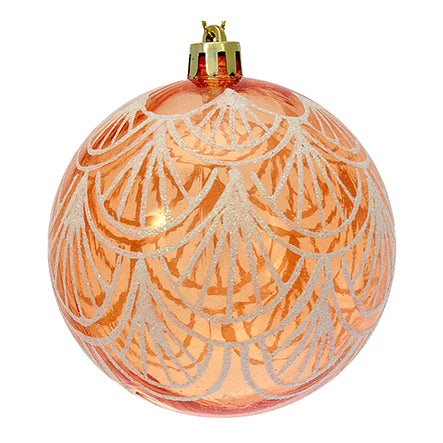 Art.6198 Esfera Transparente Pintada