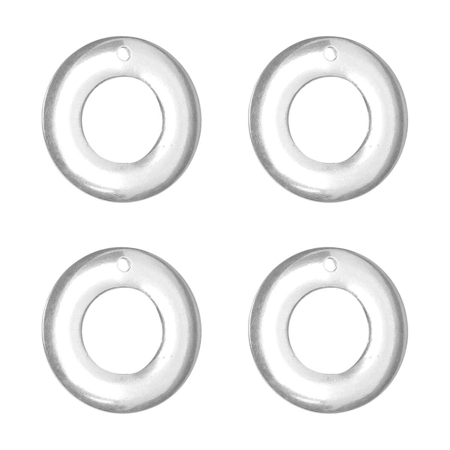 Art.6202 Dije Aro 25mm B/4pz