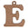 Fantasías Miguel Art.6250 Letras Con Argolla 3.5cm 2pz E