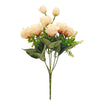 Fantasías Miguel Art.6353 Planta Con Rosas  Fina x6 Flores 29cm 1pz