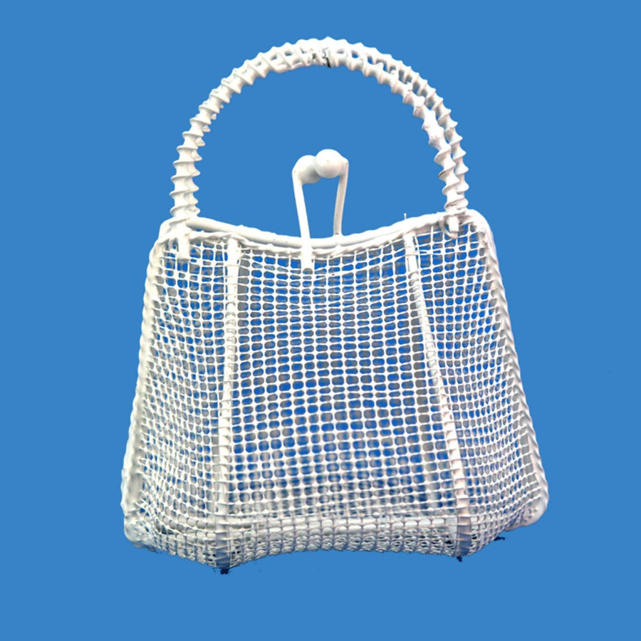 Art.6355 Canastita De Bolsa De Alambre
