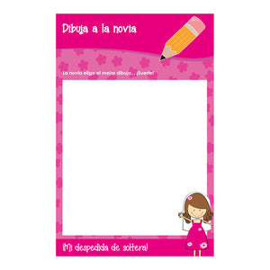 Art.6376 Juegos Despedida Dibuja A La Novia