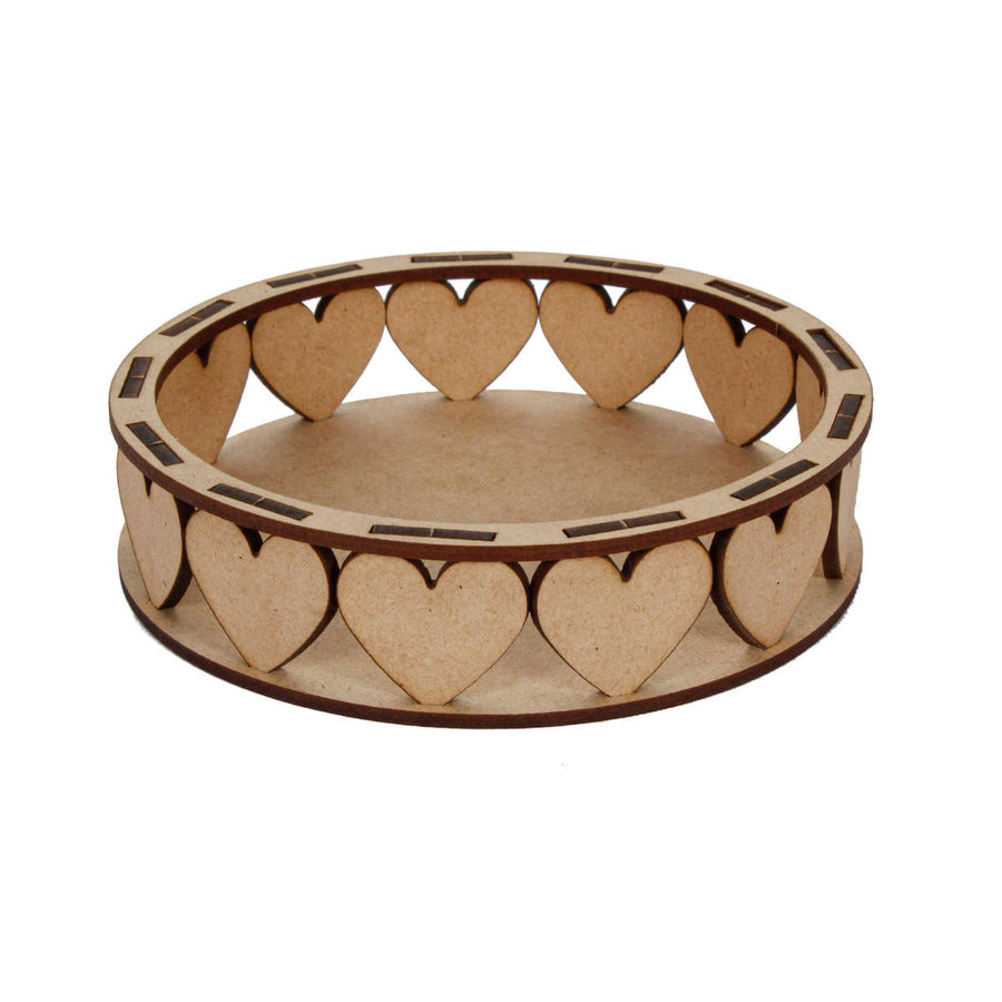 Art.6398 Base Corazones Ch 3x12cm