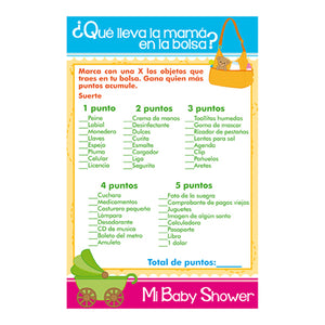 Art.6419 Juegos Baby Shower-Bolsa
