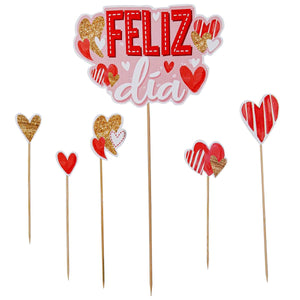 Art.6547 Adorno Pick Feliz Día