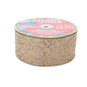 Art.6645 Listón Yute Garigol Diamantado