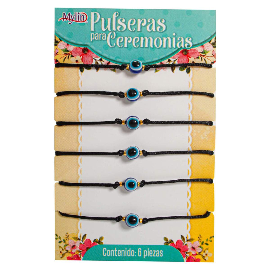 Art.6649 Pulsera Con Ojo Turco  6pz