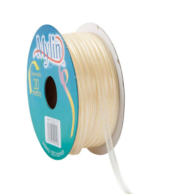 Fantasías Miguel Art.7020 Listón Organza Con Satín 3.5mm 20m