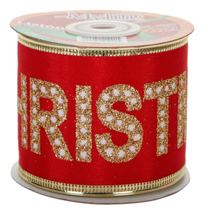 Art.7021 Listón Merry Christmas Con Orillas