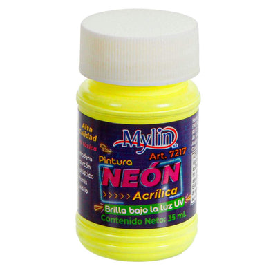 Fantasías Miguel Art.7217 Pintura Acrílica Mylin Neón 35ml 1pz