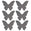 Fantasías Miguel Art.7264 Mariposa De Cartulina 22x28cm 6pz Gris