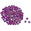 Fantasías Miguel Art.7265 Cuenta Facetada Colores Ab 6mm 100pz Amatis Ob Tr