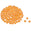 Fantasías Miguel Art.7266 Cuenta Facetada Colores Ab 8mm 100pz Naranja Tran