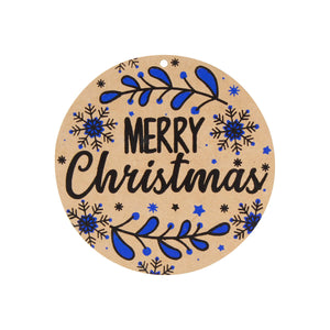 Art.7530 Esfera Navidad 2 Colores 12cm