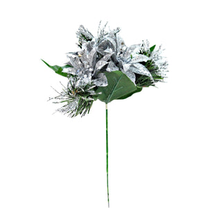 Art.7546 Pick Navideño Nochebuena Diamantada