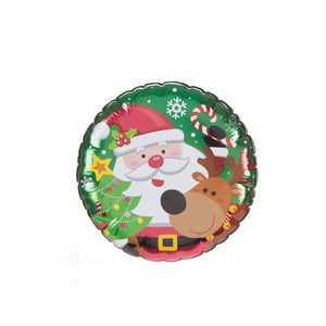 Art.7704 Calcomanía Decorativa Santa Globo