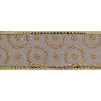 Art.7727 Listón Organza Círculos