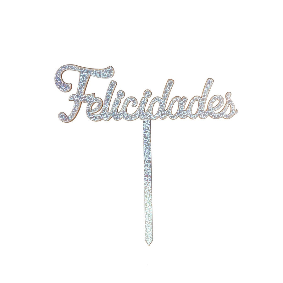 Art.7834 Pick Felicidades Metalizado