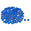 Fantasías Miguel Art.7842 Piedra Acrílica Redonda 7mm 100pz Azul