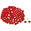 Fantasías Miguel Art.7842 Piedra Acrílica Redonda 7mm 100pz Rojo