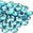 Fantasías Miguel Art.7842 Piedra Acrílica Redonda 7mm 100pz Azul Claro