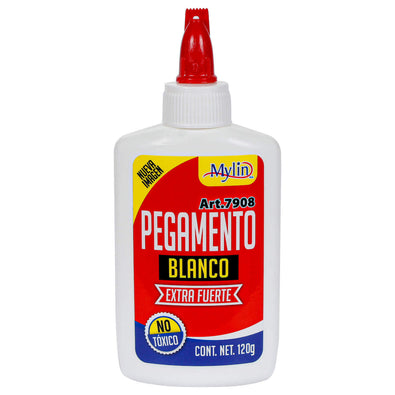 Fantasías Miguel Art.7908 Pegamento Blanco Extra Fuerte 120g 1pz