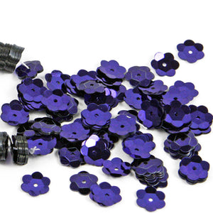 Art.8120 Lentejuela Flor Hilada Colores Metal