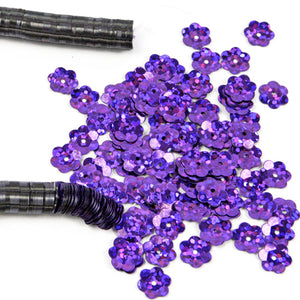 Art.8123 Lentejuela Flor Hilada Lazer