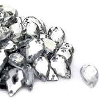 Art.8178 Piedra Acrílica Gota Con Perforación