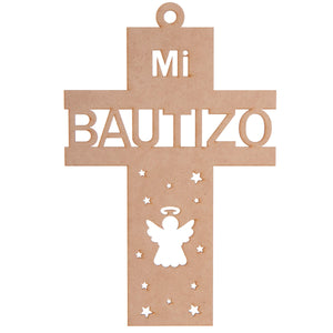 Art.8248 Cruz Mi Bautizo Madera
