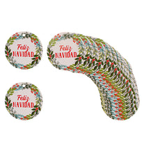 Art.8266 Tarjeta Navidad Redonda