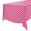 Fantasías Miguel Art.8379 Mantel Plástico Rectangular Puntos 1.38x2.76m 1pz Rosa/Blanco