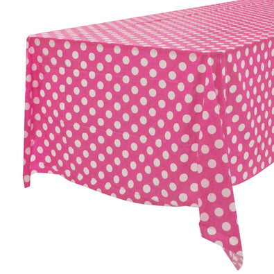 Fantasías Miguel Art.8379 Mantel Plástico Rectangular Puntos 1.38x2.76m 1pz