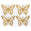 Fantasías Miguel Art.8491 Calcomanía Mariposa 7.6x10cm 4pz 1