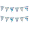 Fantasías Miguel Art.8513 Guía x12 Banderines Decorativos 21x18.5cm    2.5m 1pz
