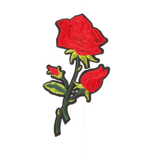 Art.8646 Aplica Bordada Para Planchar Rosa