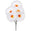 Fantasías Miguel Art.8670 Bush Chico Lily x5 Flores 40cm 1pz Blanco