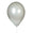 Fantasías Miguel Art.8777 Globo Color Metálico 25cm 10pz Plata